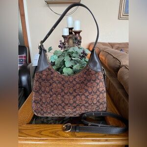 NWT Coach Ella Shoulder Bag in Signature Chenille